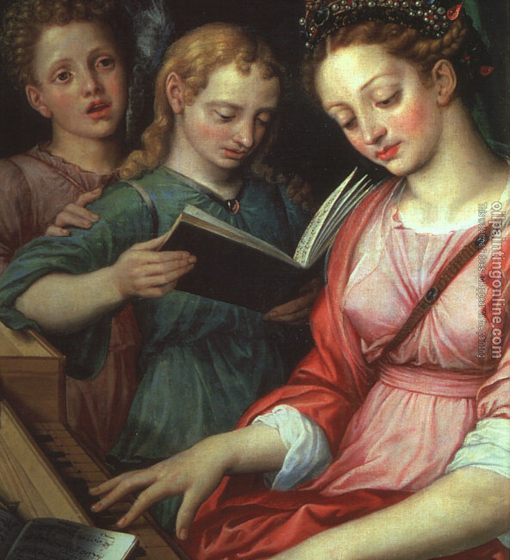 Michiel van Coxcie - Saint Cecilia